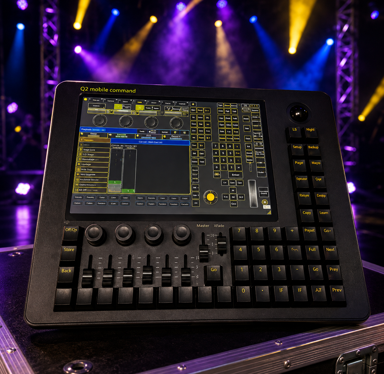 Mini Fader Wing DMX512 Estilo Profesional con CPU i7 para Consolas de Iluminacion