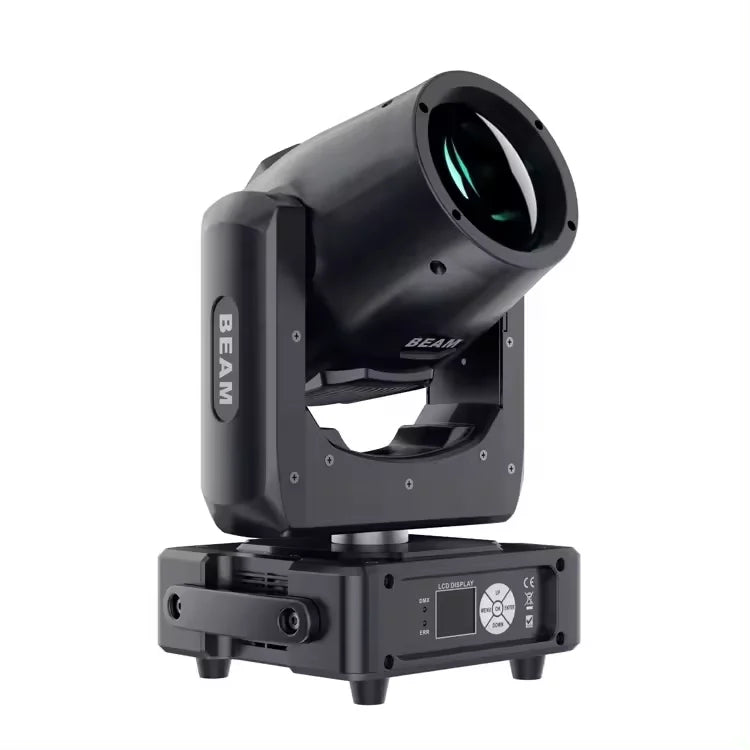Zenith Cabeza Movil Beam 230W 7R DMX512 con Microfono para Escenarios y Discotecas (incluye Flight Case)