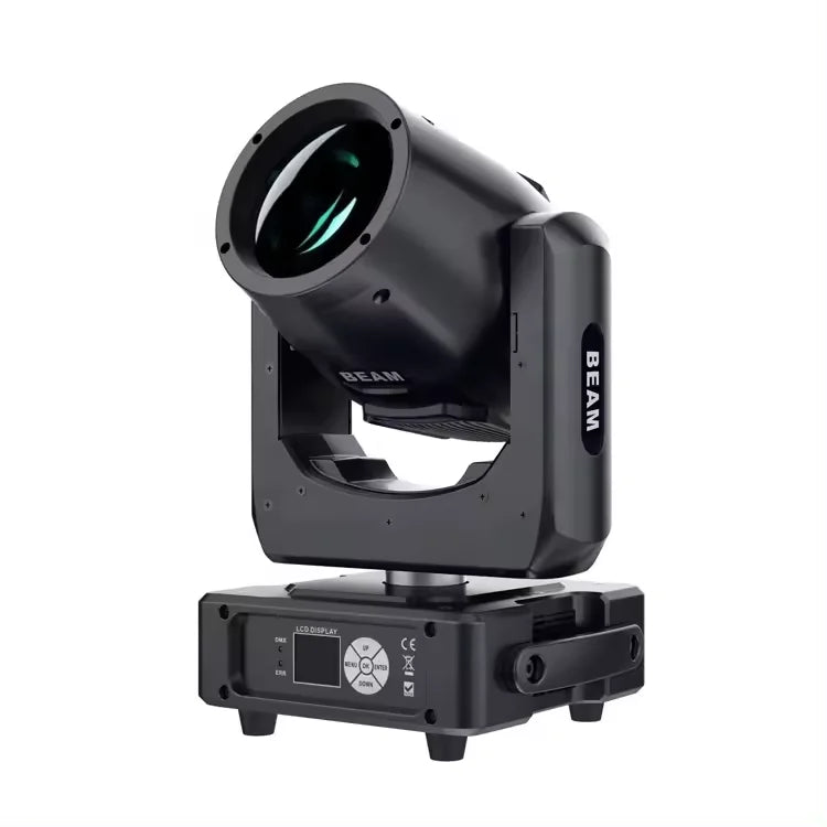 Zenith Cabeza Movil Beam 230W 7R DMX512 con Microfono para Escenarios y Discotecas (incluye Flight Case)