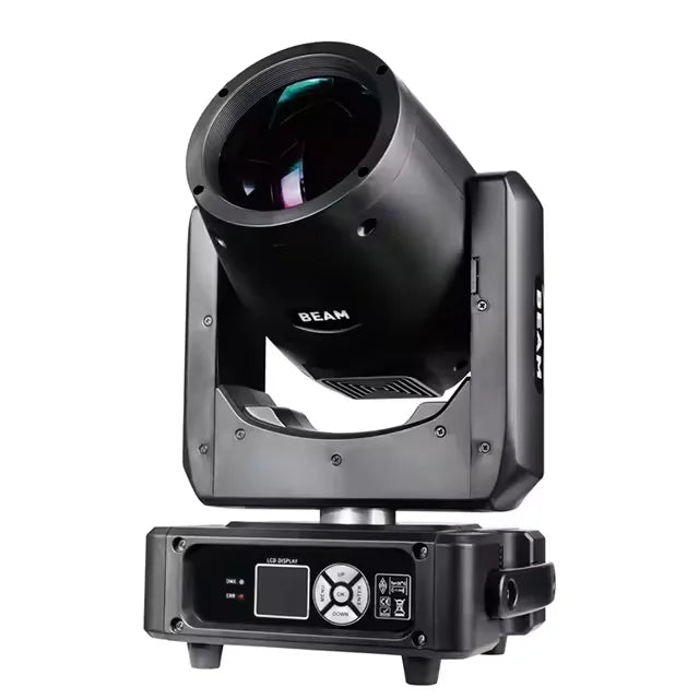 Zenith Cabeza Movil Beam 230W 7R DMX512 con Microfono para Escenarios y Discotecas (incluye Flight Case)