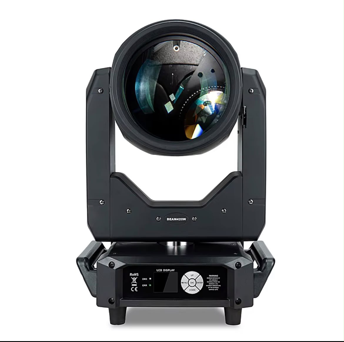 Cabeza Movil Beam 420W Prism King 4 Prismas DMX512 para Escenario