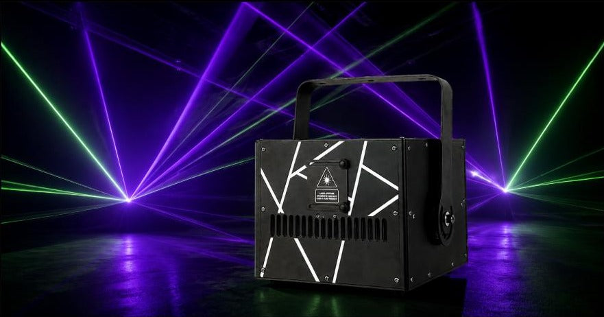 Igracelite Luz Laser RGB 10W con Control por App y Remoto para Discotecas y Fiestas