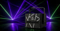 Igracelite Luz Laser RGB 10W con Control por App y Remoto para Discotecas y Fiestas