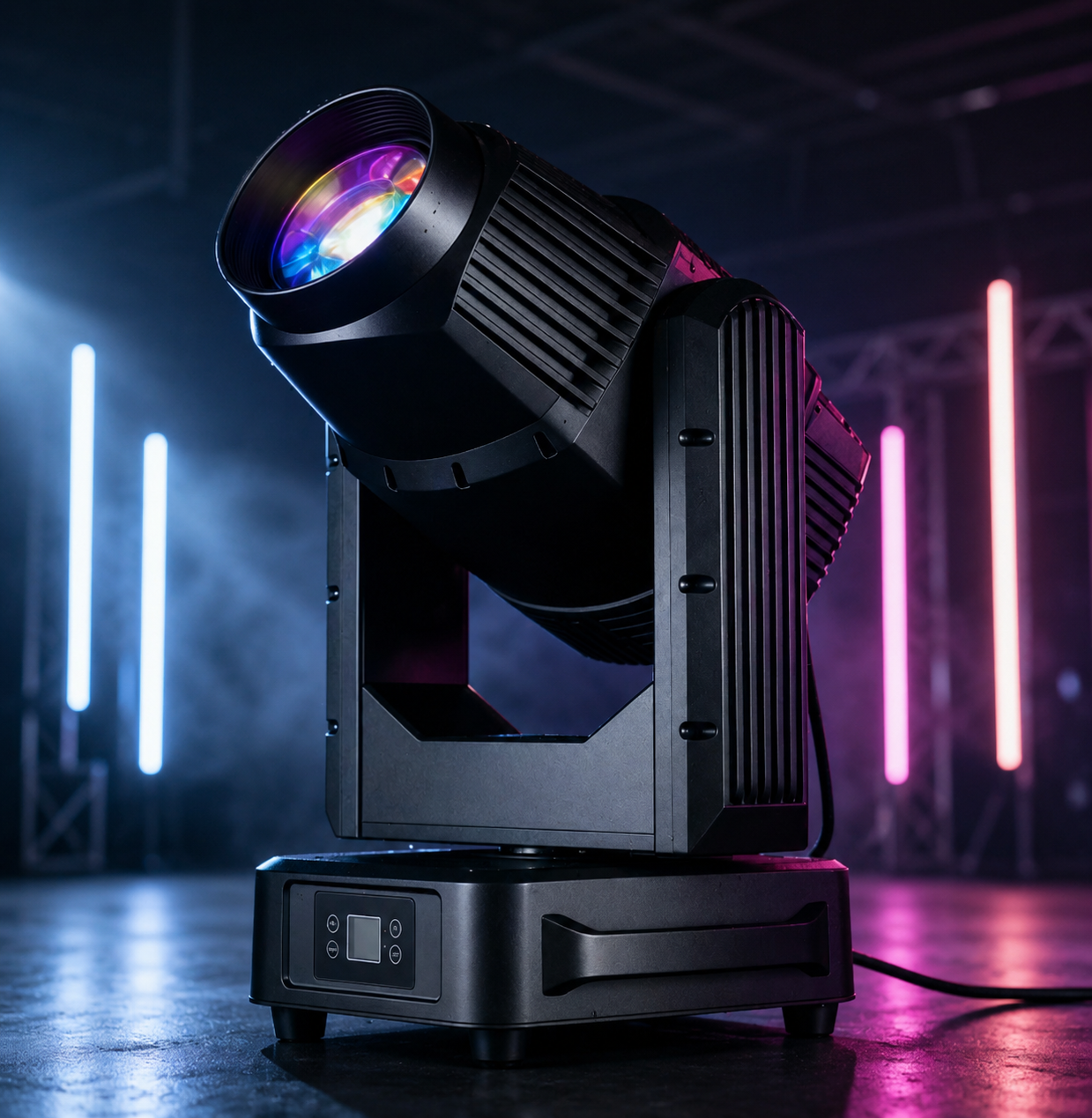 Cabeza Movil LED Beam Spot Wash 880W IP66 3 en 1 con CMY CTO y Zoom para Escenarios y Eventos